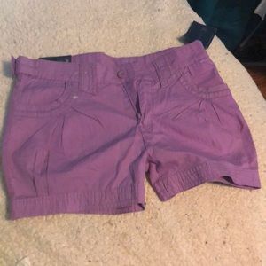 Purple shorts